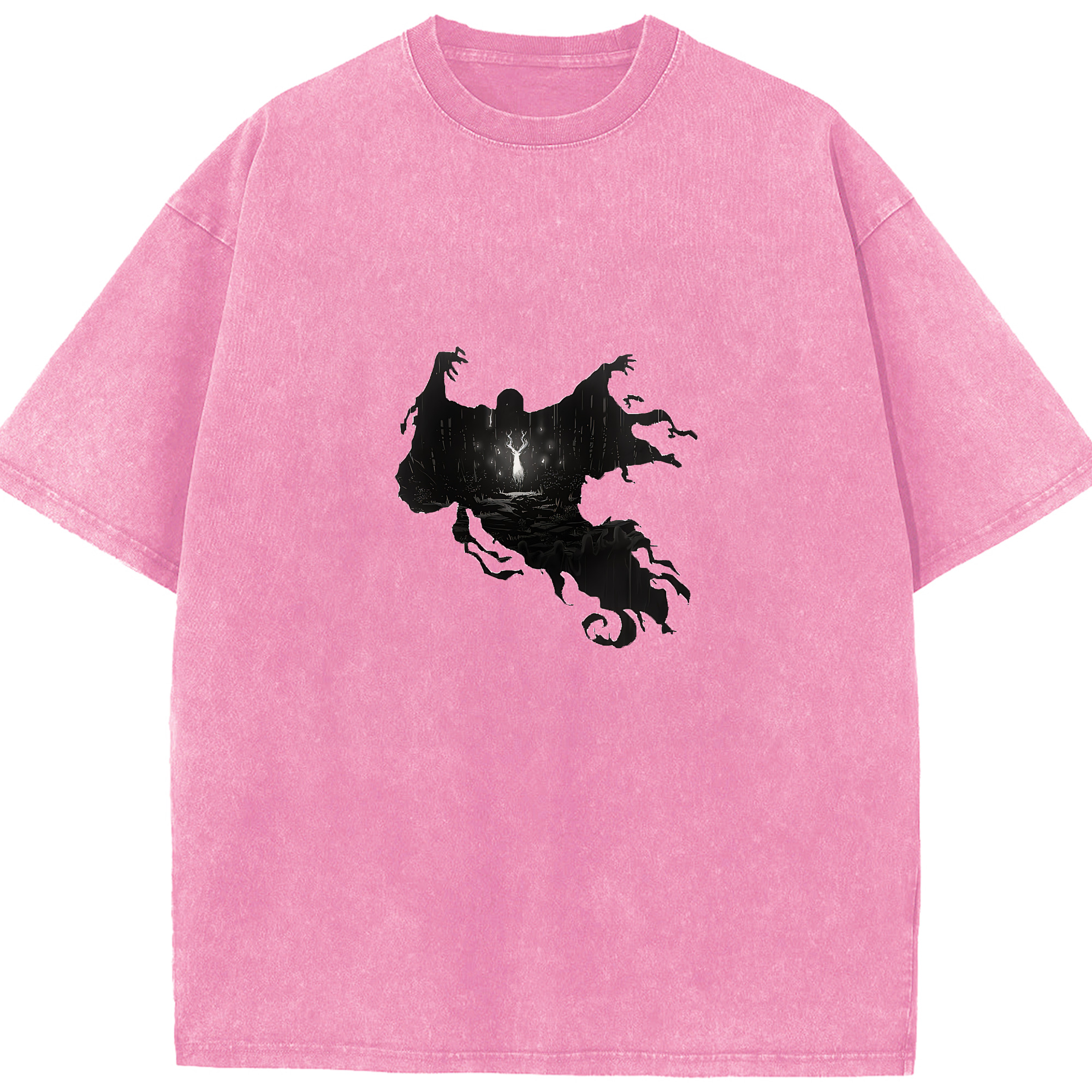 （画像用） Harry Potter ハリー・ポッターシリーズ 綿100% ヴィンテージ風 半袖Tシャツ（フロントプリント）